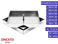 ALLINOX Sigillo Chiusino Pozzetto Zincato 10D Porta Pavimento Botola a Scomparsa