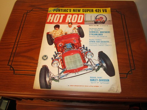 Hot rod magazine march - rod, 1963