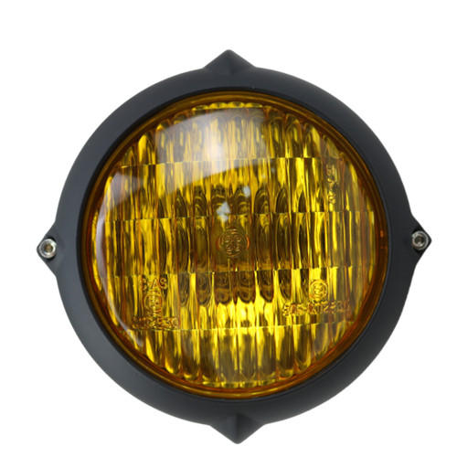Faro moto nero - faro, chopper