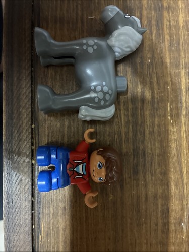 Lego duplo cavallo grigio - duplo,