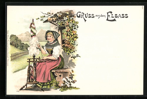 Giovane alsaziana costume - in,