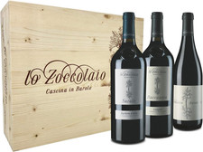 Cassetta Legno - Vino Rosso - Barbera D'Alba+Langhe Rosso+Barolo 3 Bottiglie X 7