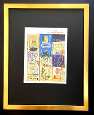 JEAN MICHEL BASQUIAT + SIGNED
