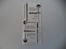 advertising Pubblicità 1958 PENNA PELIKAN SFERA/PELIKANINA