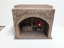 casa - casetta - bottega  presepio in polistirene e  legno