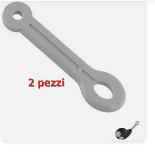 Coppia pezzi laccetto gomma - coppia, 2