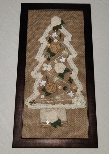 Albero natale vintage pizzo - albero,