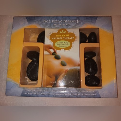 Libro kit massaggi hot stone - kit,
