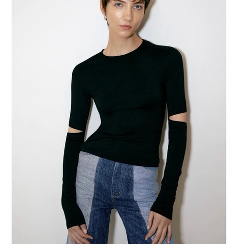 Top marcella indra nero - top,