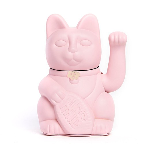 Gatto portafortuna rosa - , chiaro