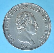 CARLO FELICE 5 LIRE 1829