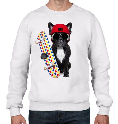 Bulldog francese skateboarder - francese,
