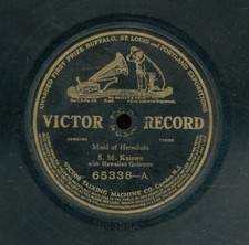 78tk-Ethnic Hawaiian-VICTOR  65338-S.M. Kaiawe / W.B.J. Aeko w/ Haewaiian Qnt.