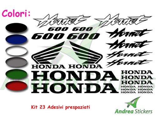 Kit adesivi per honda - adesivi,