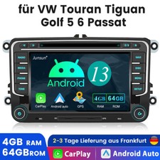 Android 13.0 autoradio navigatore GPS per VW Passat Golf 5/6 Polo Sharan T5 4+64 GB DVD