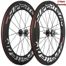 700C 88mm Pista Bici Ruote Ingranaggio Fisso/Flip Flop Singola Velocità Carbonio Wheelset