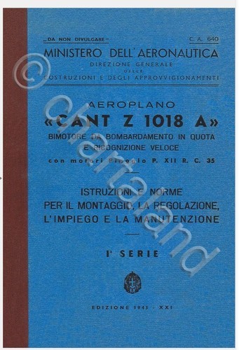 Cant z1018 1943 ca640 leone - cant,