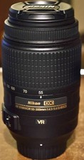Nikon 55-300 F4,5/5,6 Vr DX ( AF ) telezoom + CPL UV 58mm