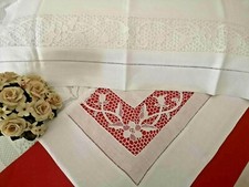 Museale lenzuolo in puro lino