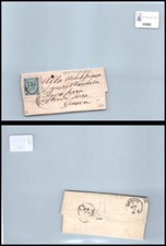 Storia postale Regno VEII da Spigno a Genova sassone 23 punti 3194