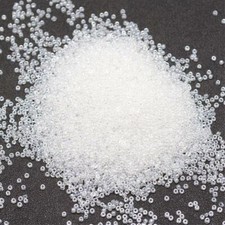 15gr  perline conteria in vetro  3mm  8/0 colore trasparente lucido bijoux