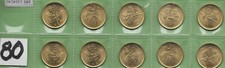 @lotto 10 monete 20 lire italia repubblica del 1980