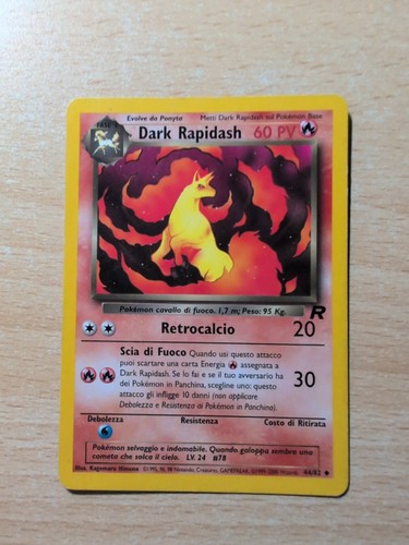 Dark rapidash team rocket ita - rapidash,