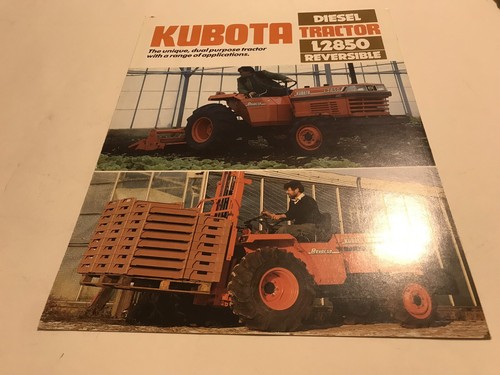 Kubota diesel tractor - kubota, l2850