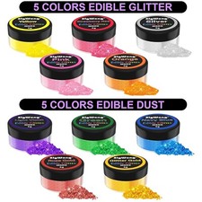 Set commestibile glitter 10