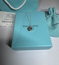 Collana Tiffany e Co Originale doppio Cuore Heart con Scontrino 