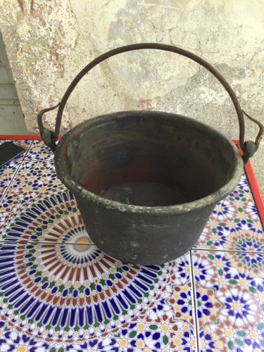 Antico paiolo rame - paiolo,