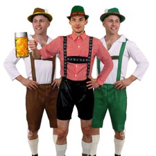 COSTUME BAVARESE UOMO SCEGLI ACCESSORI OKTOBERFEST FESTIVAL DELLA BIRRA VESTITO ELEGANTE