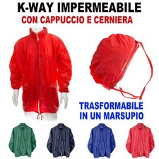 K-WAY IMPERMEABILE PVC