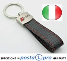 Portachiavi Per AUDI SLINE A1 A2 A3 A4 A5 A6 A7 Q2 Q3 Q5 Q7 Carbonio