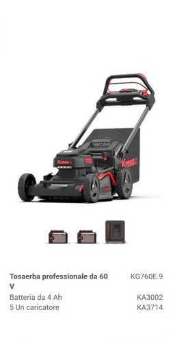Kit tosaerba semovente - , cm