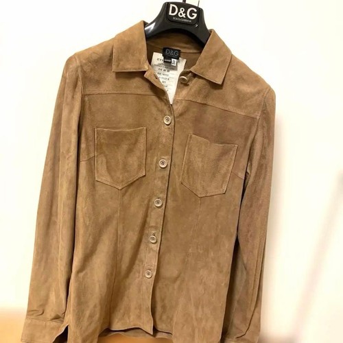 Giacca camicia pelle dolce - pelle, &