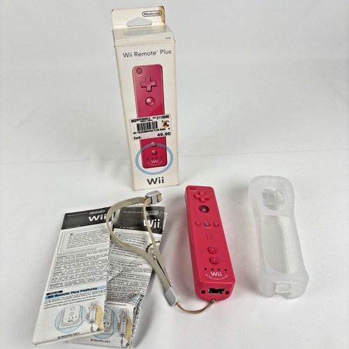 Wiimote rosa con motion plus - con,