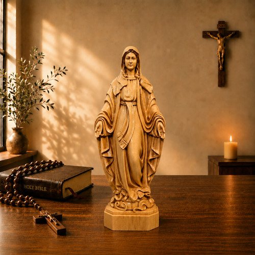 Statua madonna delle grazie - grazie, in