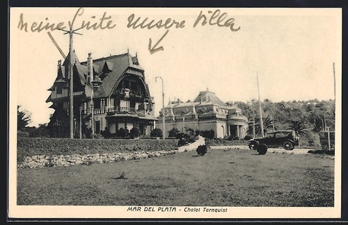 Cartolina mar del plata - del,