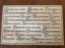 ABC's of Aging Gracefully R