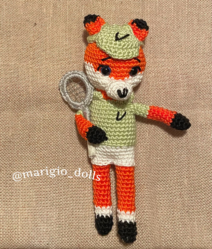Volpino sinner amigurumi fatto - volpino,