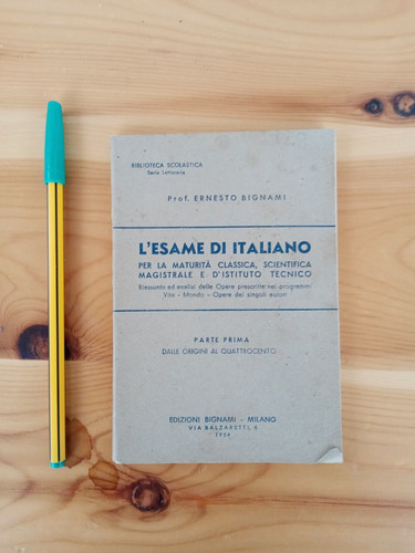 Esame italiano prima - -,