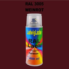 Ral Bomboletta Spray Opaco Seta 3005 Bordeaux 400ml per Metallo Legno Vetro