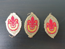3 very old Boy Scout badges