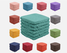 Set 6 Cuscini Sedia Coprisedia Imbottiti Vesto conMolla Con Elastico Tinta Unita