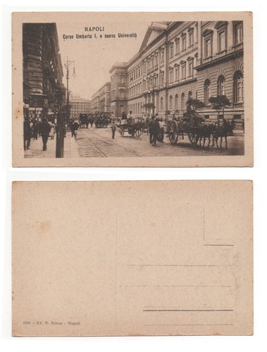 Cartolina napoli corso - napoli,