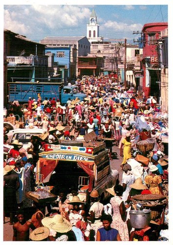 Haiti marche street market - haiti,