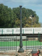 PALO UNICO PEZZO PER ILLUMINAZIONE E GAZEBO 