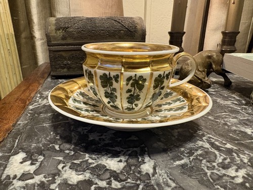 Antica tazza piattino - tazza,