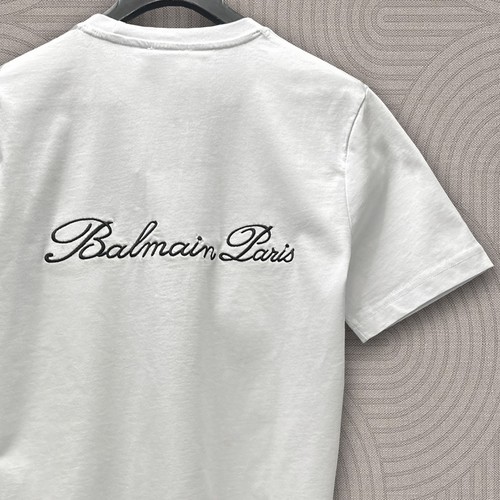 Shirt balmain bianca con - balmain,
